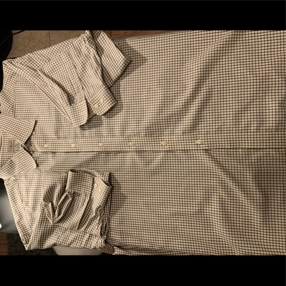 LL BEAN LONG SLEEVE DRESS SHIRT